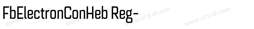 FbElectronConHeb Reg字体转换